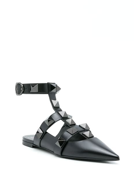 ballerine con borchie imitazione valentino